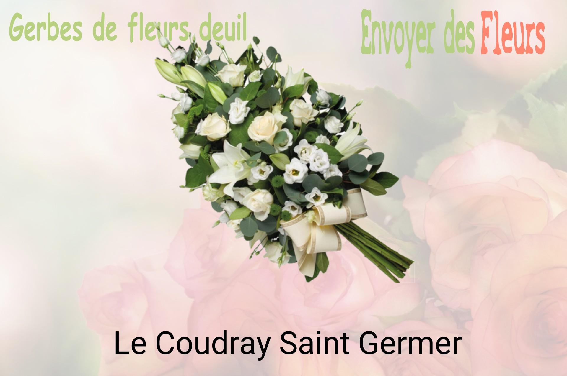 Gerbe de fleurs de deuil livrée à Le Coudray-Saint-Germer